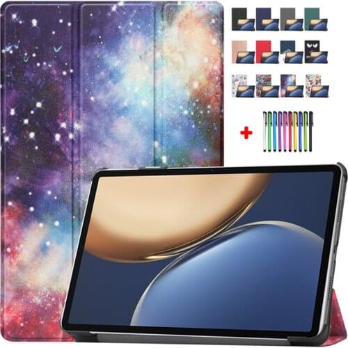 Fashion Tablet Painted Protective Shell For Huawei Tablet Honor Pad V7 Pro 2021 Leather Cover For Honor Pad V7 Pro 11 inch Funda