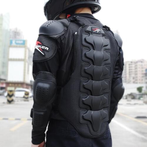 Full Body Motorcycle Armor Jacket Motocross Vest Chest Gear Parts Protective Shoulder Hand Joint Protection Accessories