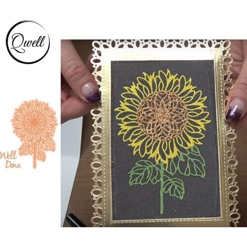 QWELL Flower Metal Cutting Dies for Scrapbooking and Card Making Paper Embossing Craft New 2020 die cuts