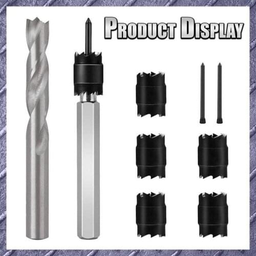 Spot Weld Remover Drill Bit Spot Weld Cutter Kit Punch Remover Panel Separator for Power Drill Welding Auto Body Work ToolSet