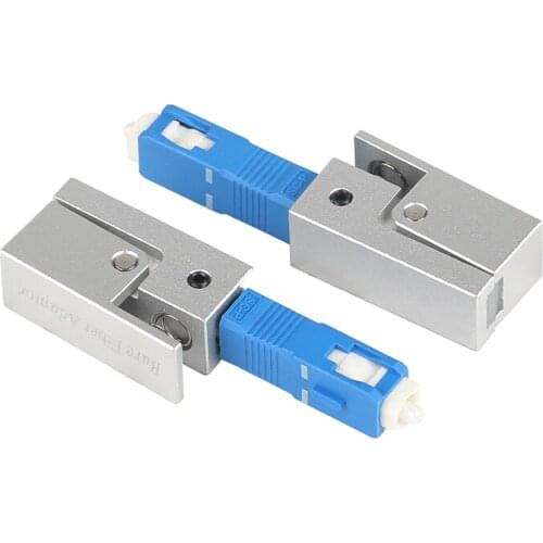 10pcs /los Fiber Optic Adapter Square Type Bare Fiber Adapter SC/UPC Square