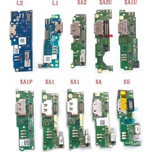 10pcs Original USB Charging Dock Port Flex Cable For Sony Xperia L1 L2 XA XA1 XA2 Ultra Plus E5 USB Charger Dock Connector Board