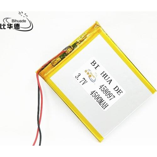 3.7V,4500mAH 458097 (polymer lithium ion battery) Li-ion battery for tablet pc,mp3,mp4,cell phone,speaker