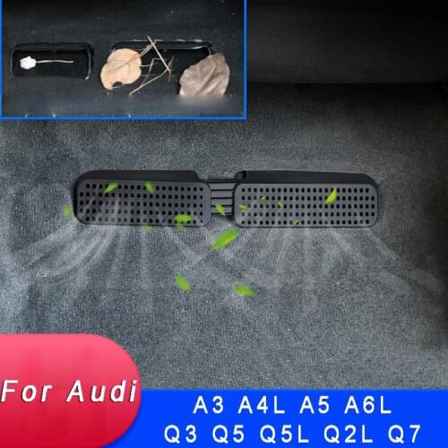Car Under Seat AC Heat Air Conditioner Duct Vent Outlet Grill Protective Cover For Audi A4L A5 A6 A3 Q7 Q3 Q5 Q5L Q2L Interiors
