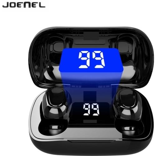 TWS Bluetooth 5.0 True Wireless Headphones With LED Display Microphone 9D Stereo HiFi Earphone Sports Waterproof Earbuds Headset