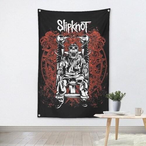 Large Rock Hip Hop Reggae Banners & Flags Tapestry Wall Art Metal Music Cloth Poster Bedroom Dormitory Decor Hanging Painting A4