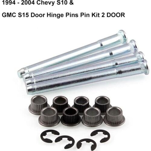 Door Hinge Pins and Bushing Kit 2 DOOR for Chevrolet 1994 - 2004 S10 & GMC S15