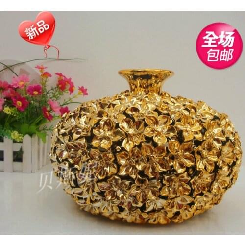 European Ceramic vase home decorations ornaments plating mesa modern handicrafts wholesale flower parlor