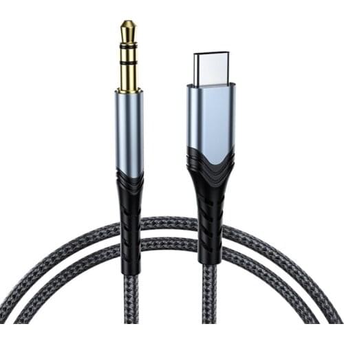 Type-C USB C to 3.5mm AUX Headphone Jack Converter Adapter Charger Cable