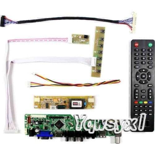 Controller Board Kit for LTN184HT03-001 TV+HDMI+VGA+AV+USB LCD LED screen Driver Board
