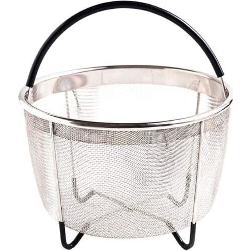 Insert Basket 6Qt Instant Pot Accessories Stainless Steel Steamer Basket with Handle Fits Most Pressure Cookers for Cooking
