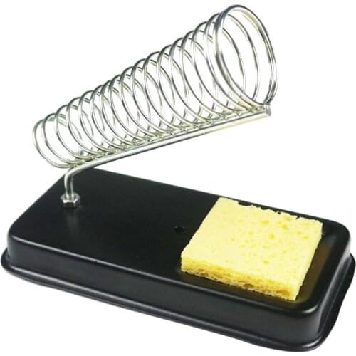 Metal Electric Soldering Iron Stand Useful Solid Metal Base Bracket Holder Support Station Frame Portable for Electrical Working