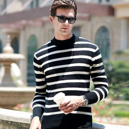 MRMT 2021 Brand New Winter Wool Mens Sweater T Shirt Round Collar Thickening Warm for Male Long Sleeve Sweater Tops T