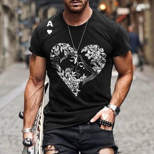 Mens Basic Clothing Fashion 3D Printing T-shirt Casual Pullover Shirt 2021 Round Neck Large Size Quick-drying Mens Short Sleev