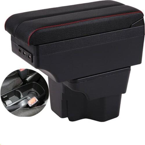 For KIA RIO KIA K2 armrest box central Store content Storage box kia armrest box products USB interface