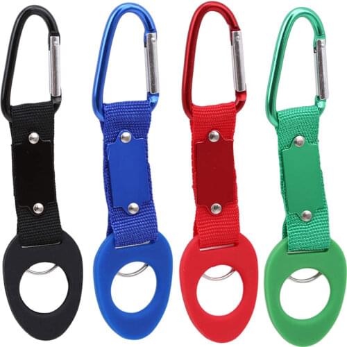 Kettle Buckle Carabiner Portable Silicone Water Bottle Buckle Convenient Clip Holder D-Ring Hook Outdoor Camping Accessories