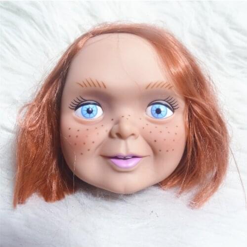 Rare Chucky Doll Head Doll Parts DIY Collection Girl Birthday Gift