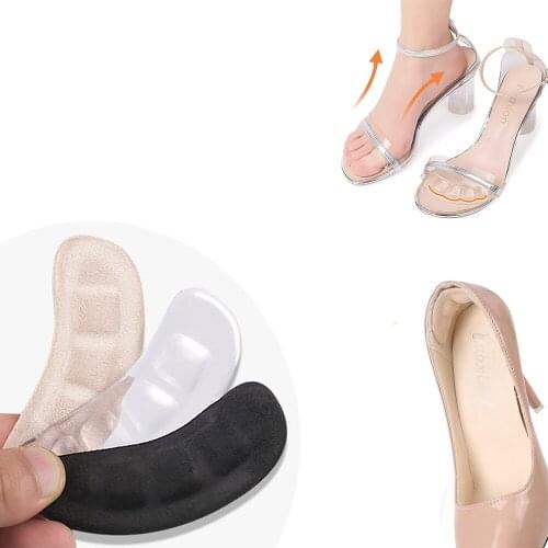 Women Insoles for Shoes High Heel Pad Forefoot Pad Adhesive Heel Pads Liner Grips Protector Sticker Pain Relief Foot Care Insert