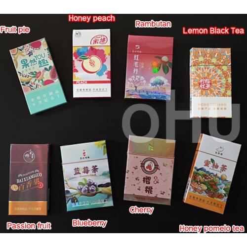 Passion fruit cherry blueberry Tea Cigarette Tea Herbal Cigarettes Men Healthy No Nicotine Tobacco free products quit smoking