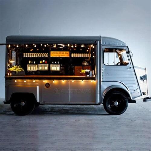 Street Hot Dog Cart Ice Cream Juice Bar Mobile Restaurant Fully Equipped Electric Food Truck