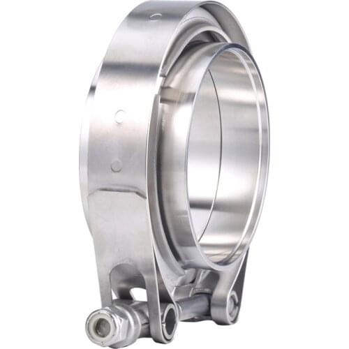 1.5/1.75/2/2.25/2.5/3 inch 304 Stainless Steel Exhaust V Band Clamp Kit V-Band Male Female Design