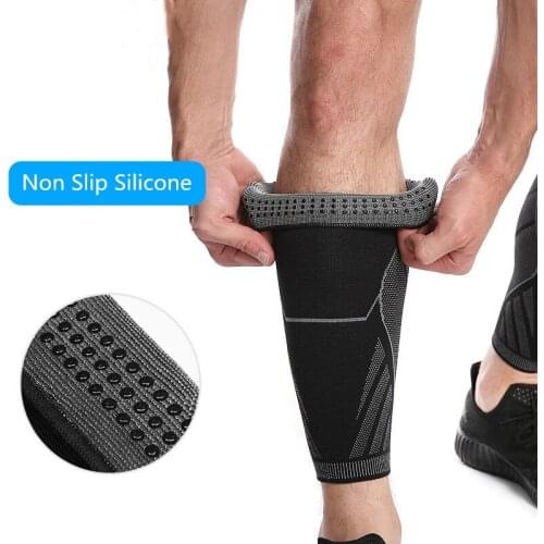 1 Piece Compression Calf Sleeve Basketball Volleyball Support Calf Elastic Cycling Leg Sleeve Warmers Running Sport Shin Guard