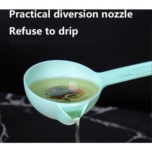 1pcs Oil Filter Colander Filter Grease Spoon Colander Spoon Soup Oil Separation Cooking Colander Tools Kitchen Accessories