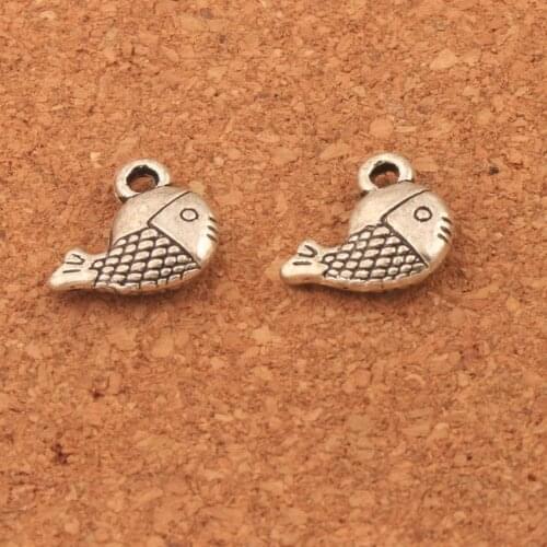 35pcs 112.1x10.2mm Zinc Alloy Round Big Head Fish Charm Beads Pendants Alloy Handmade Jewelry DIY L057