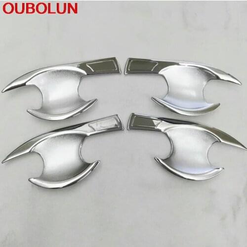 ABS Chrome For Honda UR-V URV 2017 Door Bowl Cover Trim Guard Car Accessories Styling