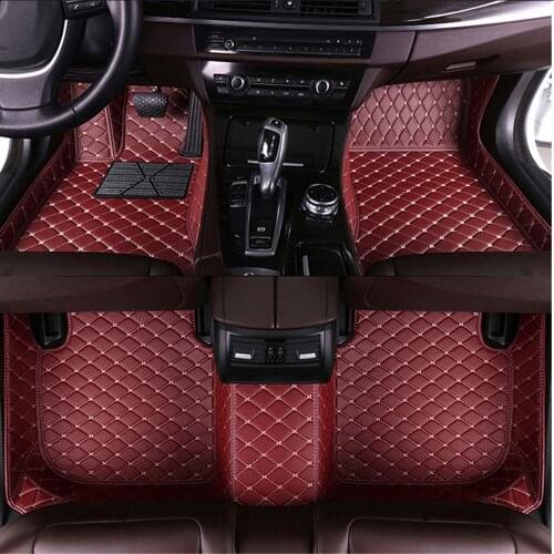Custom Car Floor Mats For Lexus RX300 GX ES250 ES350 GX460 GX400 GS350 GS450 IS430 IS460 IS600 Leather Foot Pads Accessories