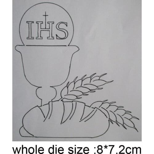 IHS religion Grail Metal Cutting Dies Stencils for Scrapbooking emboss Card Making 2020 Craft New die cuts