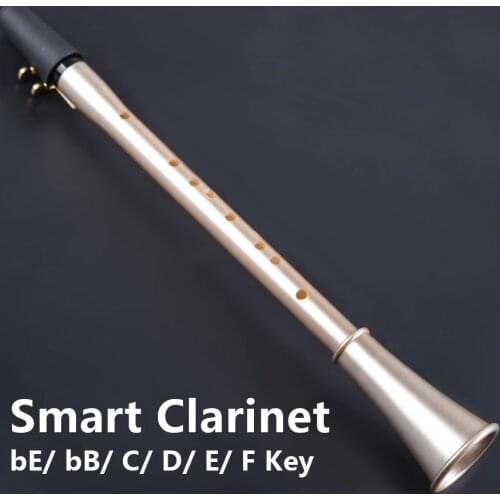 Chinese Mini Clarinet Sax Pocket Clarinet-saxophone Smart Wind Musical Instruments Beginners With Reeds Bb/ Eb/ C/ D/ E/ F Key