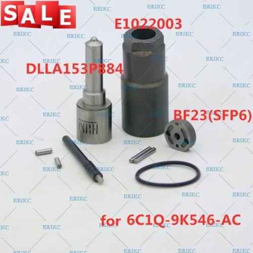 6C1Q-9K546-AC Common Rail Diesel Fuel Injector Repair Kit Nozzle DLLA153P884 Valve Plate BF23(SFP6) for FORD FIAT CITROEN