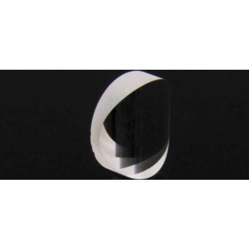 Angle 35 degrees customized fan diameter of 8 mm optical glass lens with surface quality of 60/40 plano-convex cylindrical lens