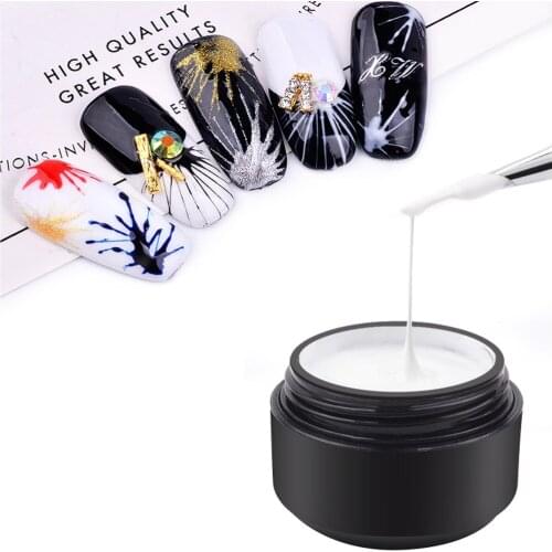 Non-toxic Long Lasting Manicure Fashion Tool Nail Drawing Nail Art Stretch Glue Nail Polish Glue Gel Art Creative Painting