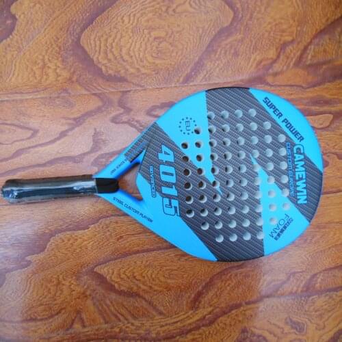 New Carbon and Glass Fiber Padel Tennis Racket Soft Face Paddle Tennis Racquet with Bag Cover Rackets for Padel