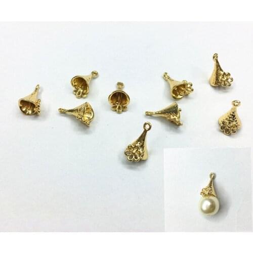 New arrival! 10x6mm 100Pcs Copper Flower shape Connector for Earrings DIY making ,Jewelry Accessories Findings & Components