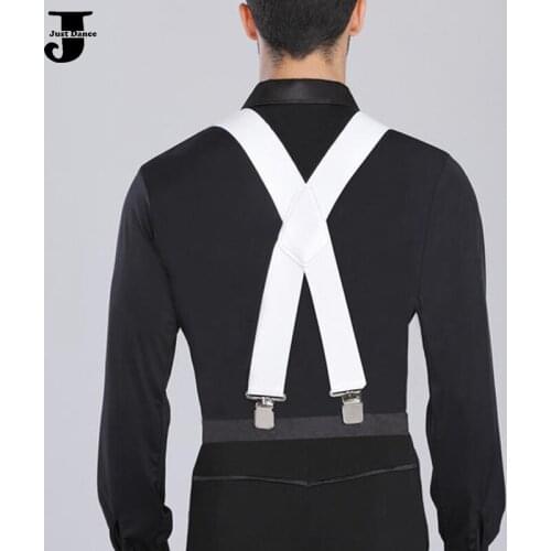Suspenders Gallowses Braces Shoulder Straps Strapless Leotard Sports Costumes Latin Dancing Boy Ballroom Men Cowboy Paso Doble
