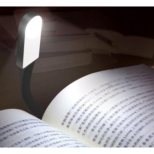 Portable 3-level touch dimming night light creative led clip book light student dormitory USB eye protection reading desk lamp
