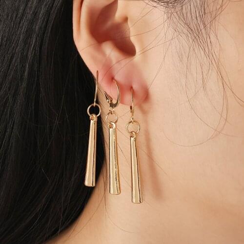 Hot Anime One Piece Sauron Earrings 3pcs/Set Fashion Jewelry Women Men Cosplay Charms Drop Earring Accessories High Quality