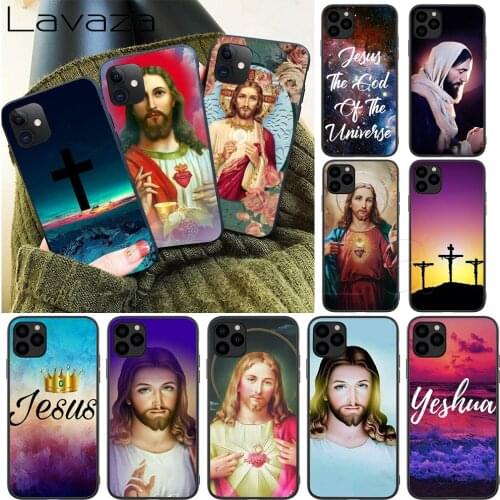Lavaza Jesus Christ God Silicone Soft Case for iPhone 12 Mini 11 Pro XS Max XR X 8 7 6 6S Plus 5 5S SE