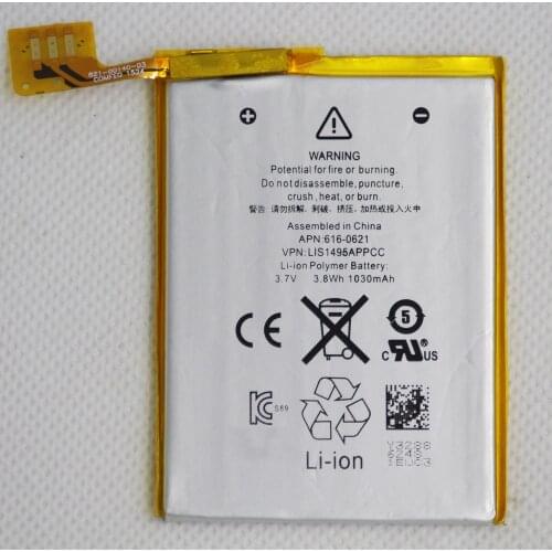 5pcs/lot 1030mAh 616-0621 / LIS1495APPCC Replacement Li-ion battery For ipod Touch 5 5g Generation Batteries