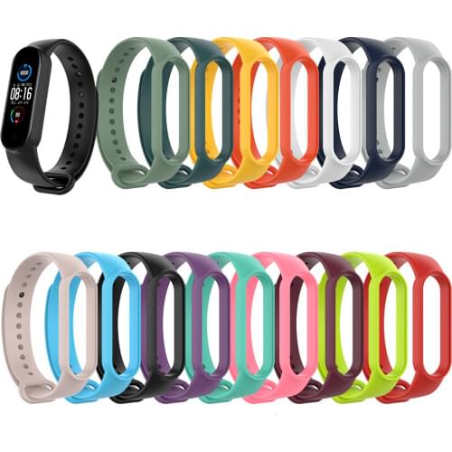 Replacement Watchband for Xiaomi Mi Band 5/ Mi Band 5 NFC Smart Wristwatch Watch Strap Watch Band Sports Bracelet