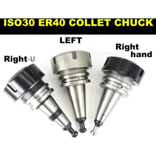 Milling cuter drill bit Collet Chuck ISO30 ER16 ER20 ER25 ER32 ER40 CNC Tool Holder With Pull Stud Milling Lathe turning Tools
