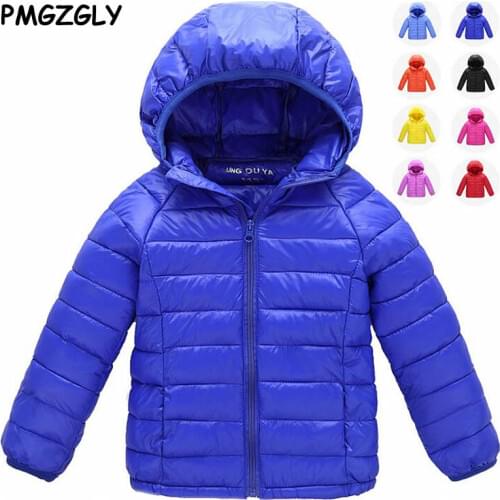 2 to 12 T light Boys Girls childrens Autumn Winter jackets Baby down coat Jackets outerwear childrens clothing children cloth