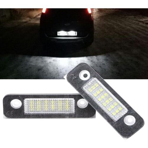 2pc LED License Number Plate light For Focus MK2 Fiesta MK6 Mondeo MKII OEM # 1332916X2