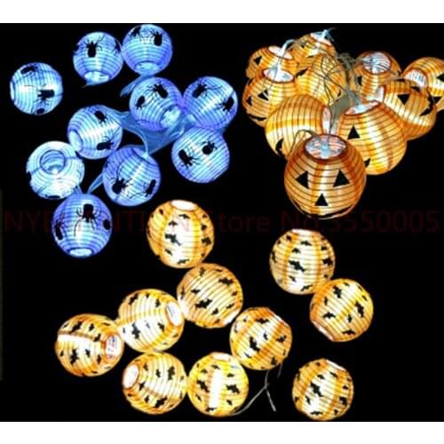 10 LED lights pumpkin lights string ghosts ghost festival pumpkin decorative lights string ghost light string 50pcs