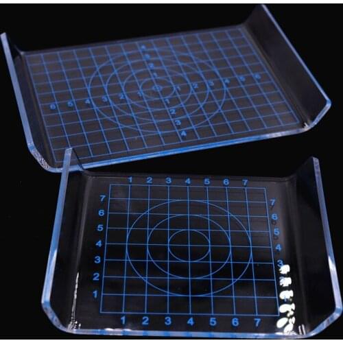 U-Shaped Acrylic Pressure Clay Mud Ultra-Light Clay Plate Tools Food Play Rub Beads Tool DIY Transparent Stamp Pressure Plate