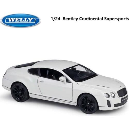 WELLY Diecast 1:24 Car Bentley Continental Supersports Metal Alloy Model Car Toy Car For Children Gifts Decoration Collection