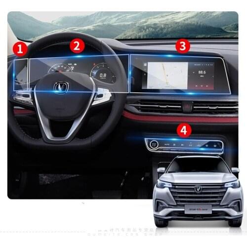 Center Console Dashboard Instrument Navigation Screen Protective Film For Changan CS55PLus CAB363